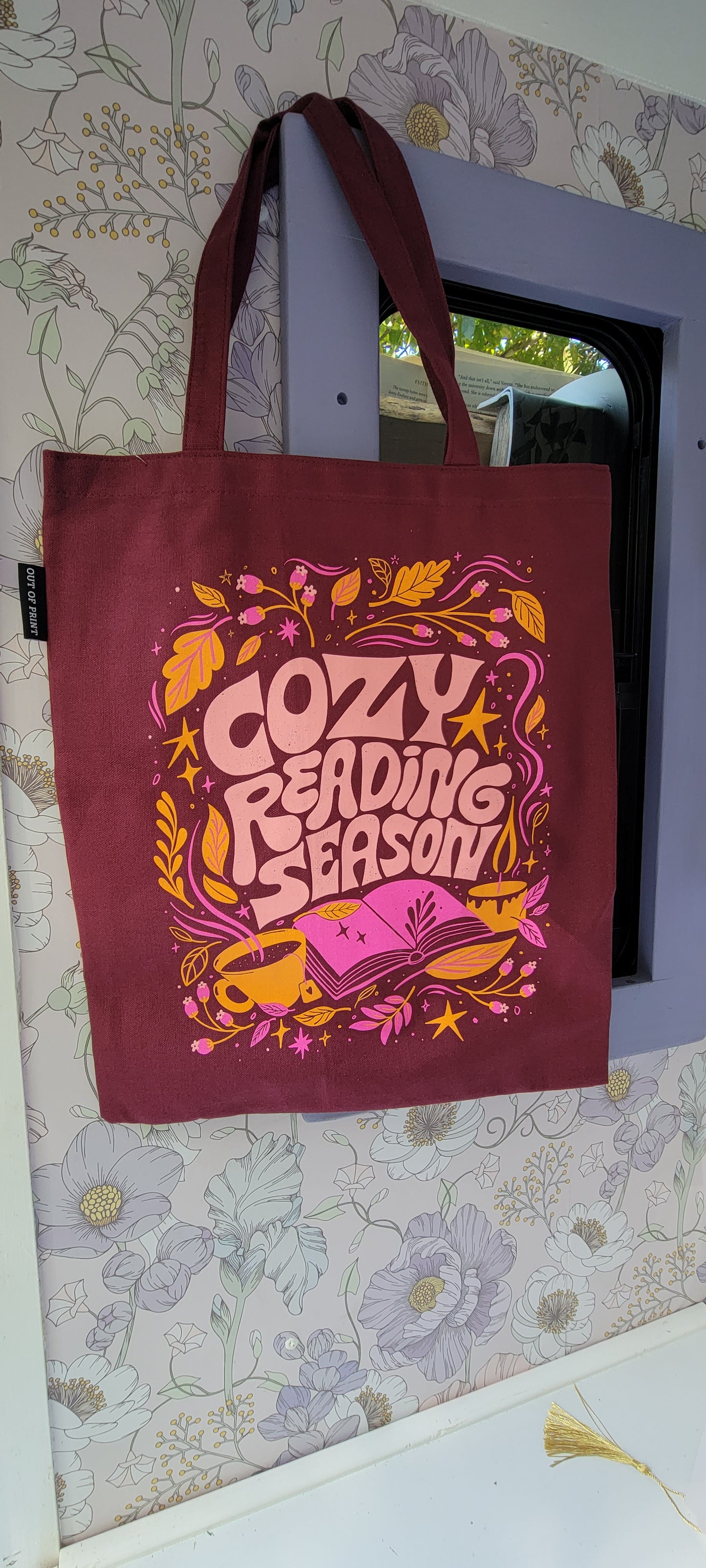 Cozy Reading Season Tote Bag