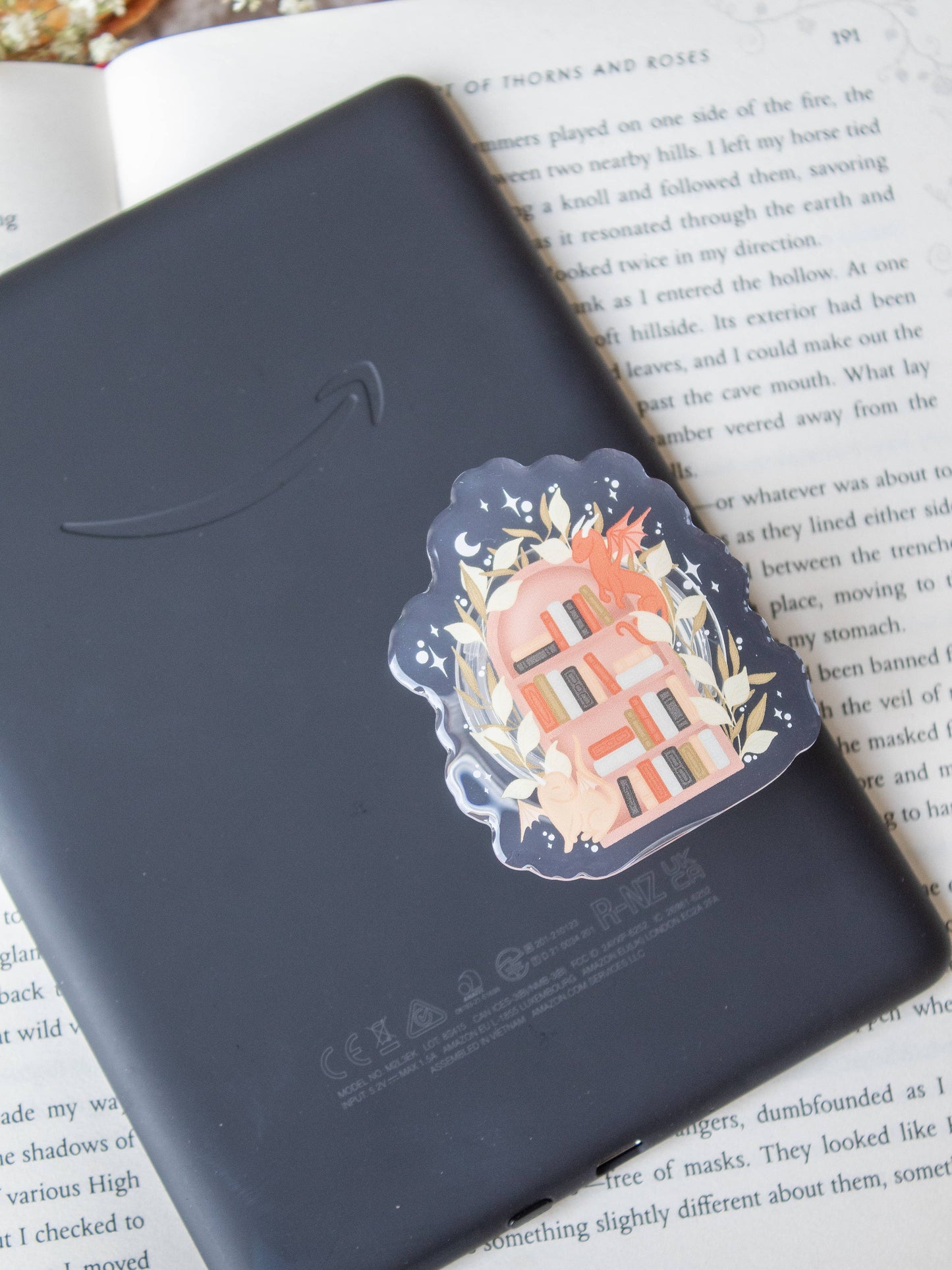 Littlest Book Dragon Kindle / Phone Grip