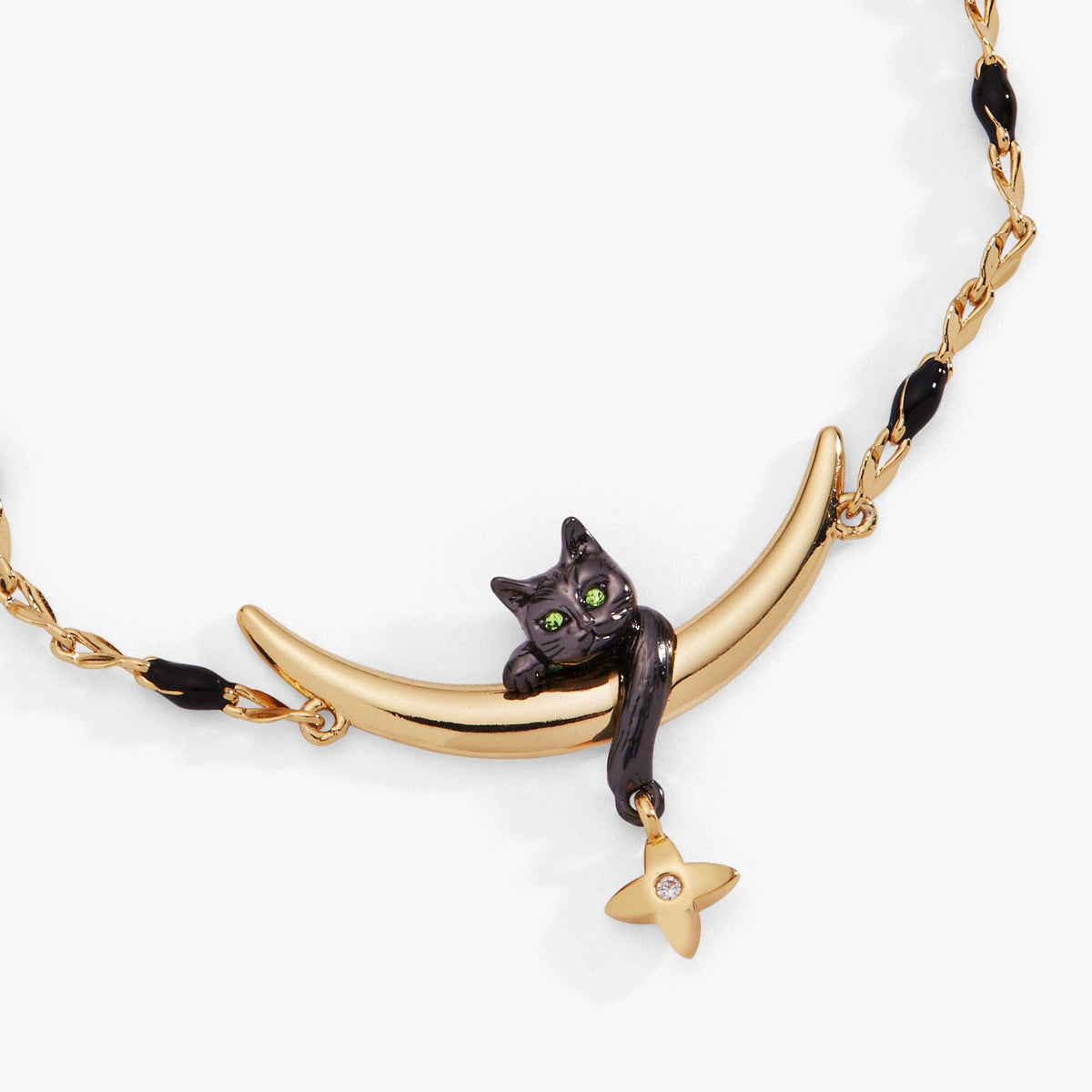 Celestial Cat Linear Bracelet