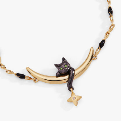 Celestial Cat Linear Bracelet
