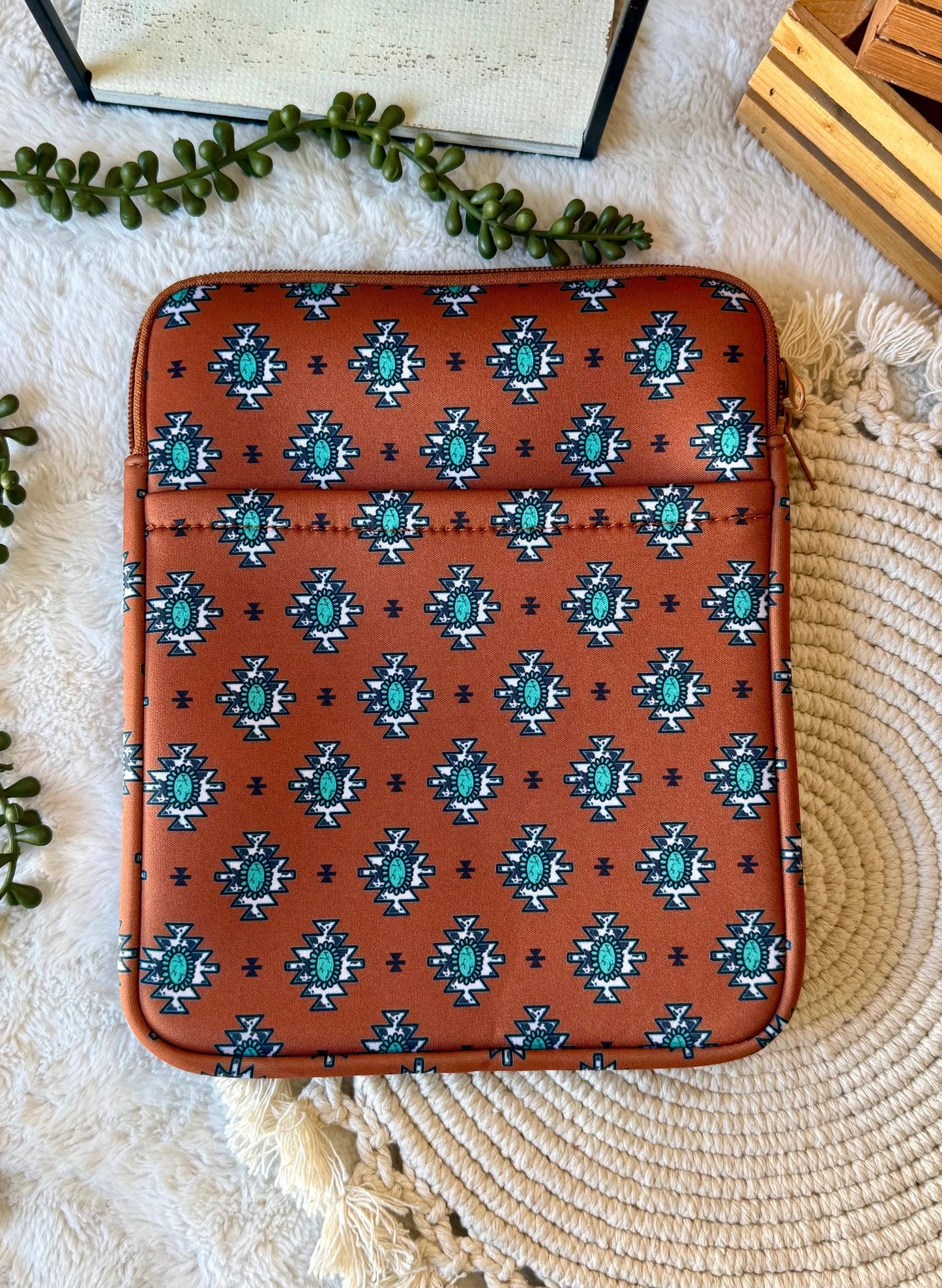 Western Cowgirl Book and Tablet Sleeve/Cover