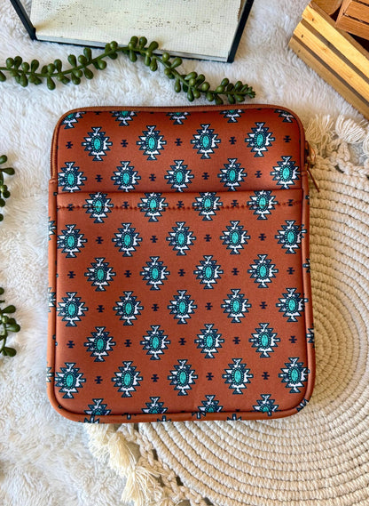 Western Cowgirl Book and Tablet Sleeve/Cover