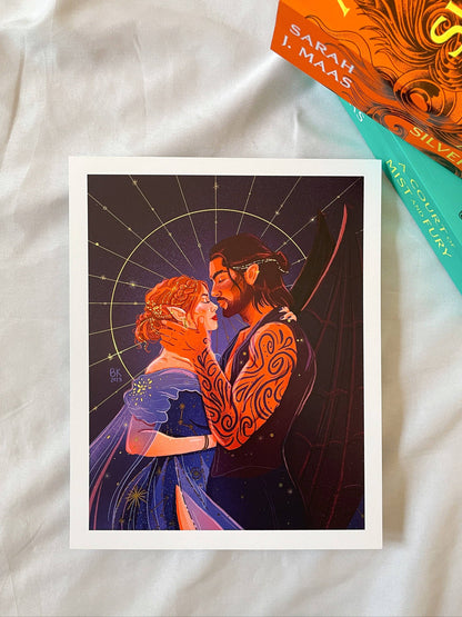 Nesta & Cassian *Gold Foil Print*