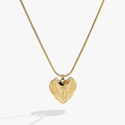 A Court of Thorns and Roses Velaris Heart Locket Necklace - Gold