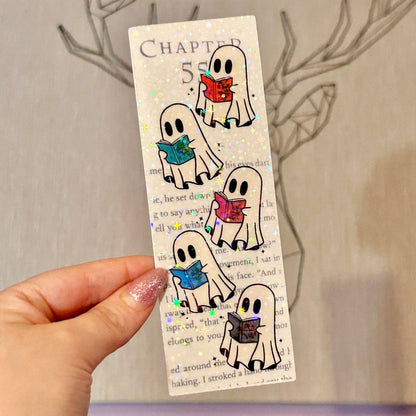 Ghost Reading Series Cardstock Bookmark