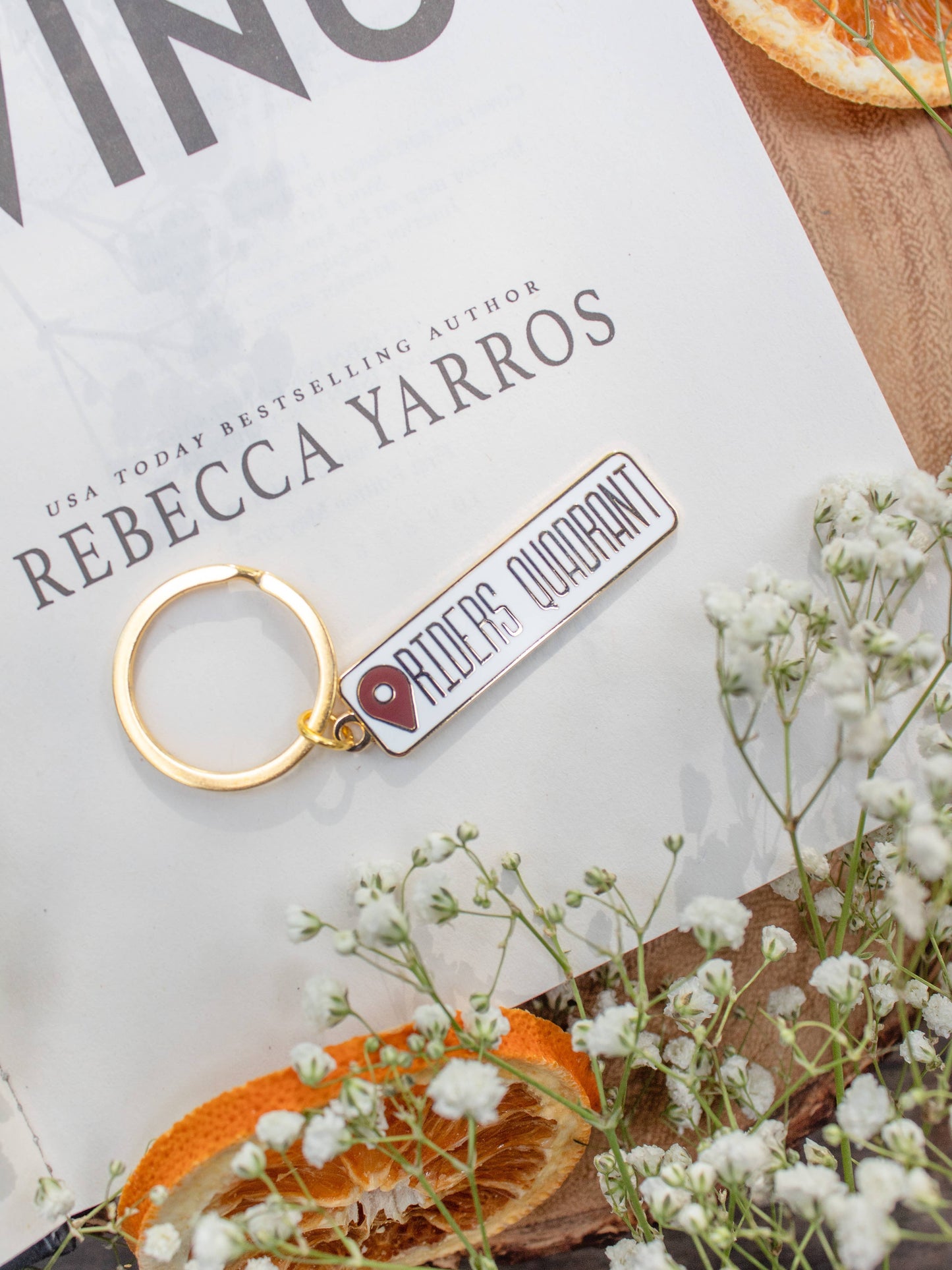 Fourth Wing | Riders Quadrant Location Keychain