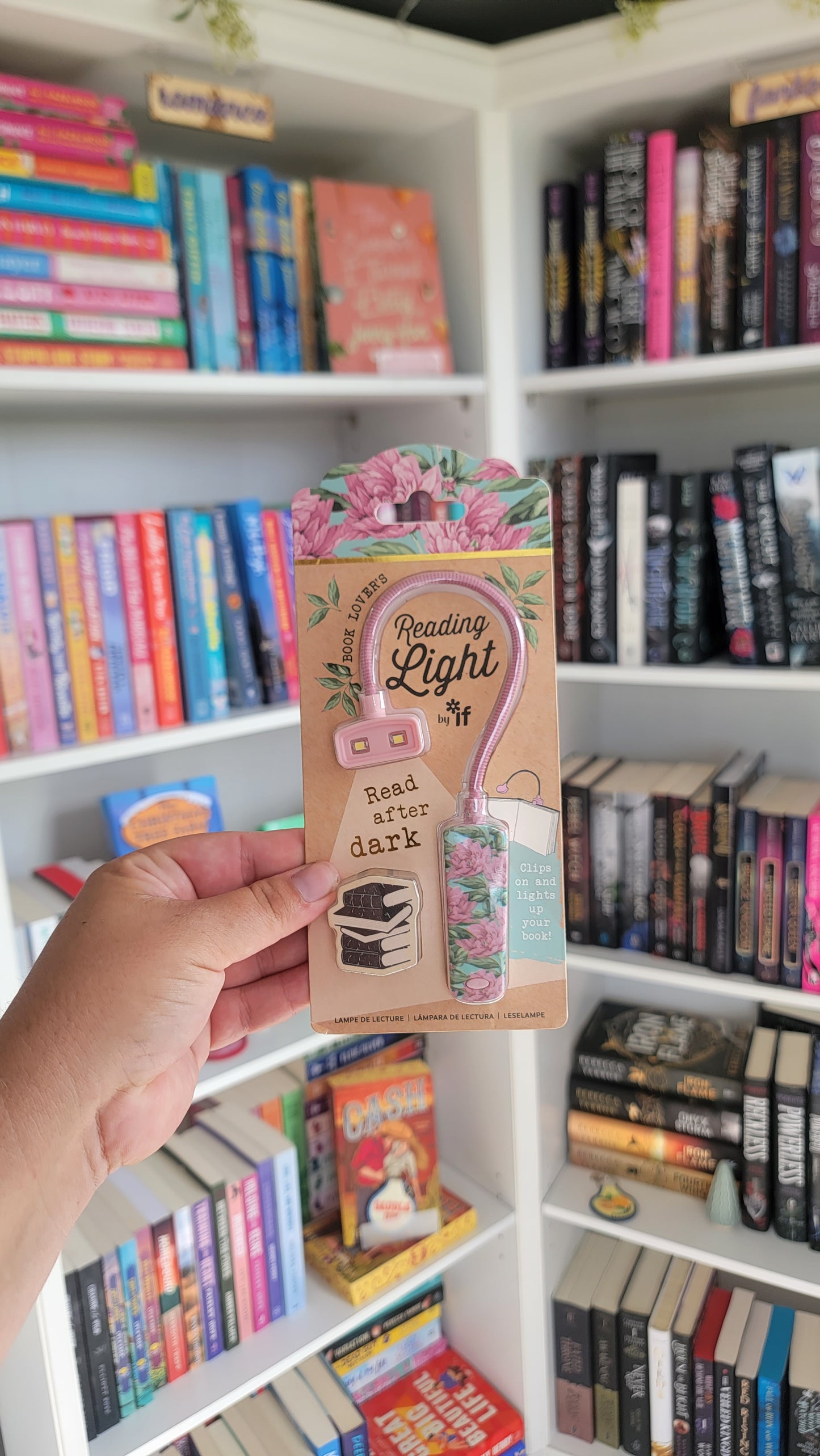 Book Lover's Reading Light - Floral [With Battery]