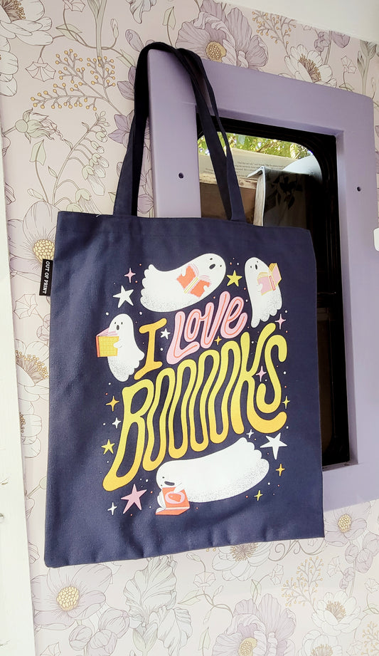 I Love Booooks Tote Bag