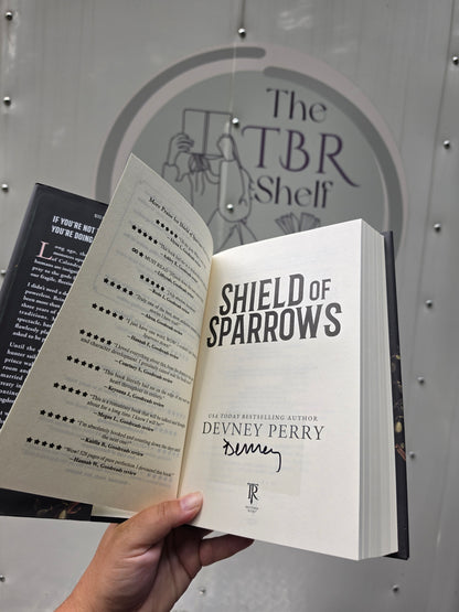 Shield of sparrows [signed]