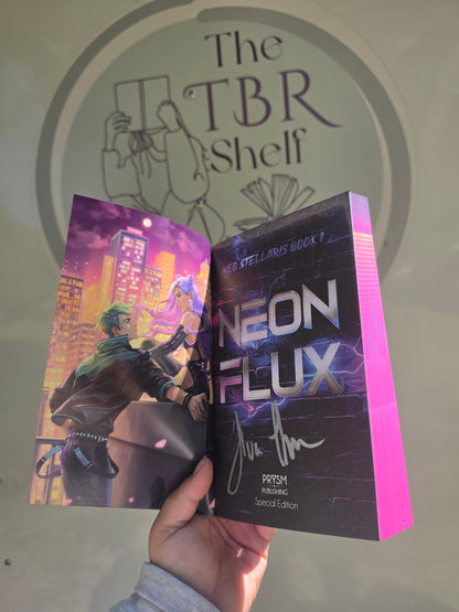 Neon flux [signed]