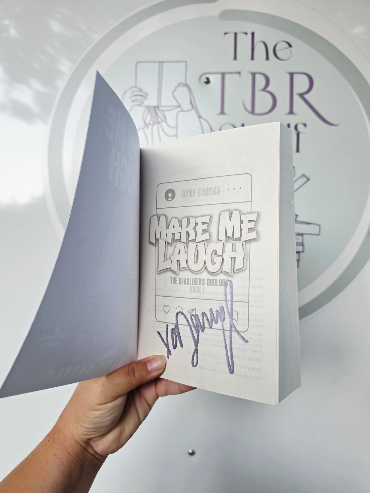 Make me laugh [signed+ goodies]