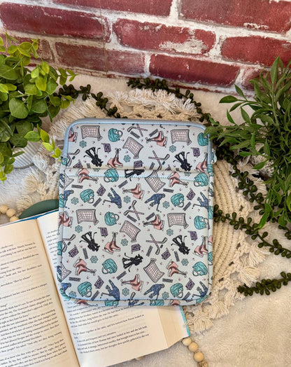 Hockey-Themed Book and Tablet Sleeve/Cover Case #2