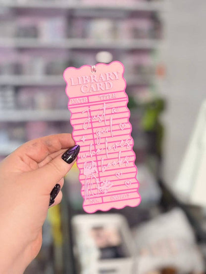 3d Printed Just a Girl Who Loves Books Bookmark