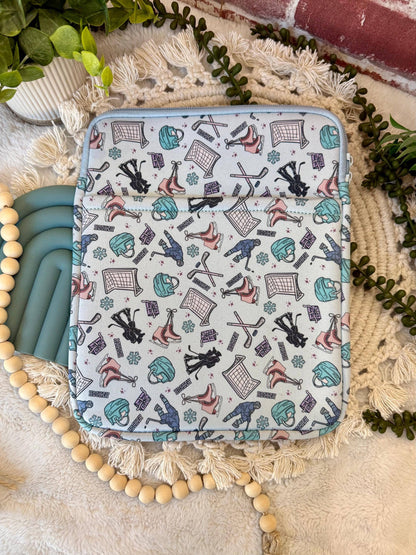 Hockey-Themed Book and Tablet Sleeve/Cover Case #2