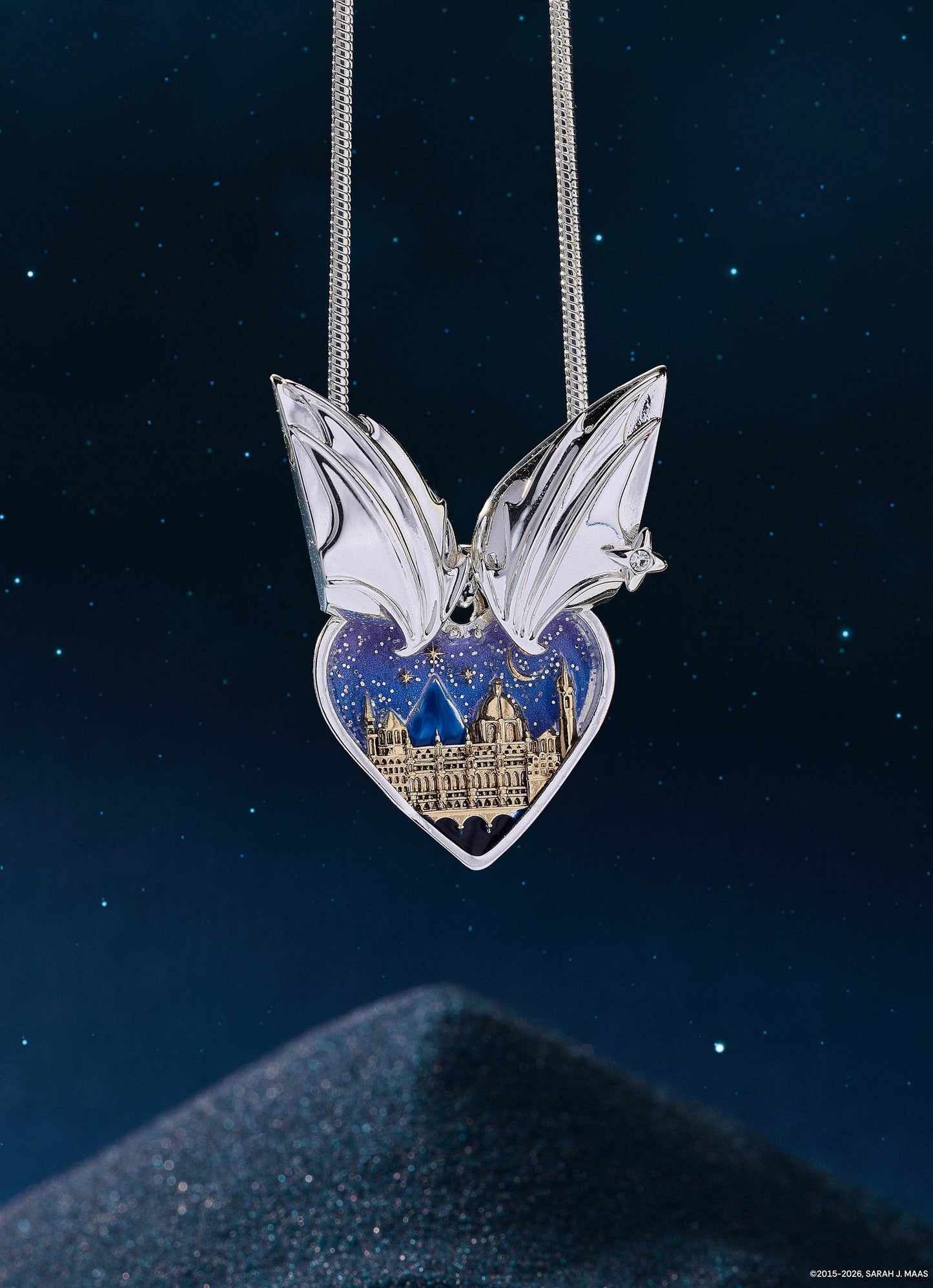 A Court of Thorns and Roses™ Velaris™ Heart Locket Necklace