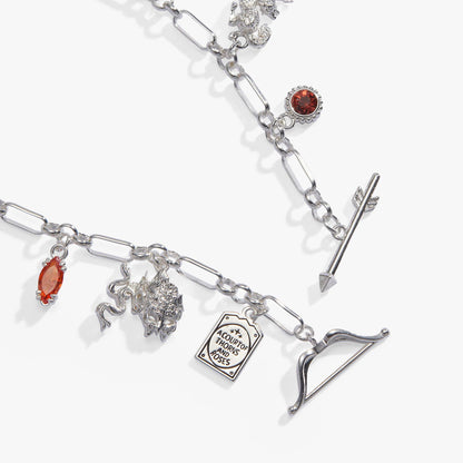 A Court of Thorns and Roses Book Covers Charm Toggle Bracelet