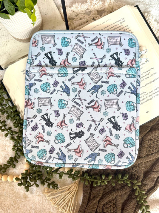 Hockey-Themed Book and Tablet Sleeve/Cover Case #2