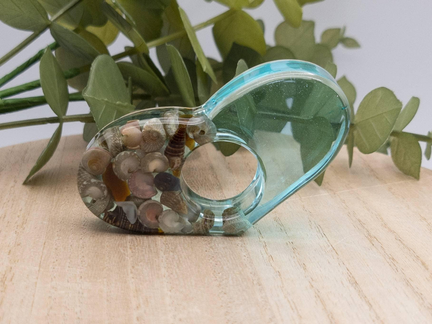 Beach Resin Book Page Holder, Ocean Thumb Page Spreader