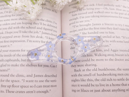Floral Book Page Holder, Flower Thumb Page Spreader