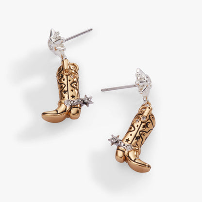 Cowgirl Boot Statement Earring