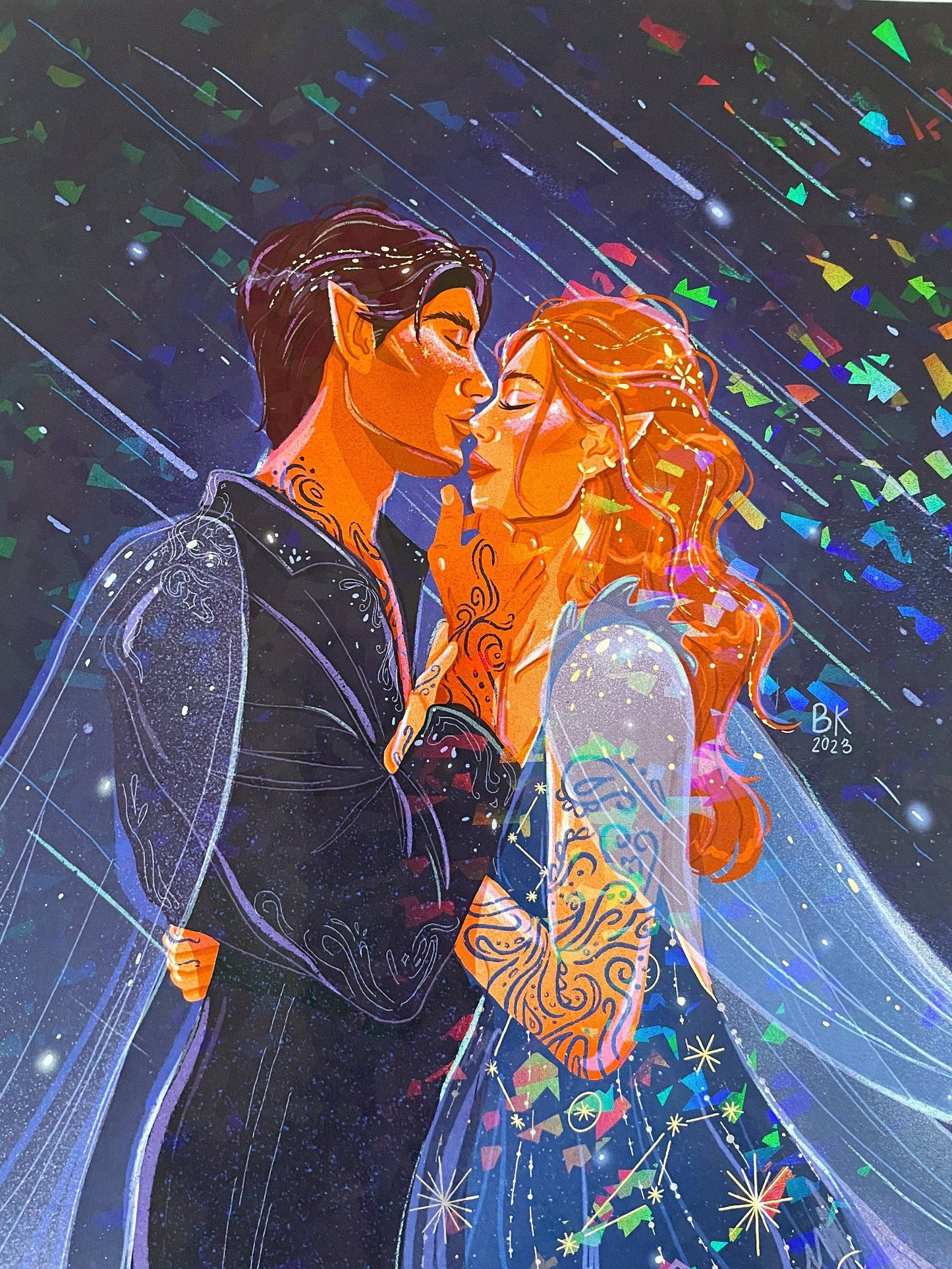 Feyre & Rhys *Holographic Print*