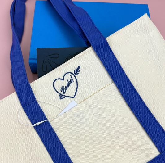 I Heart Books Mini Tote | Book Bag