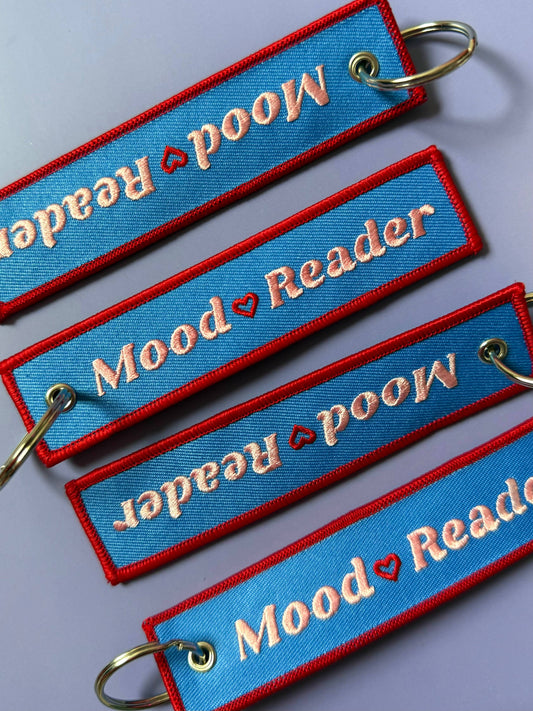 Mood Reader 📖 Trope Fabric Keychain/Bookish Pull Tag
