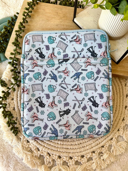 Hockey-Themed Book and Tablet Sleeve/Cover Case #2
