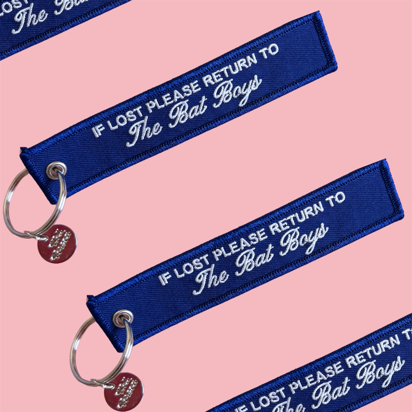 The Bat Boys Fabric Keychain | Bookish Pull Tag
