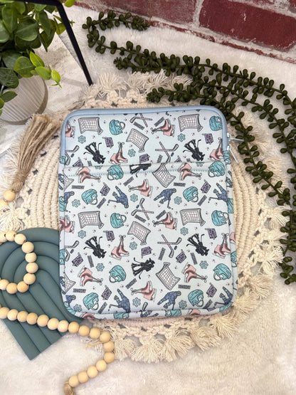 Hockey-Themed Book and Tablet Sleeve/Cover Case #2