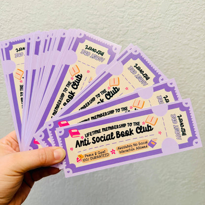 Bookmark Anti Social Book Club