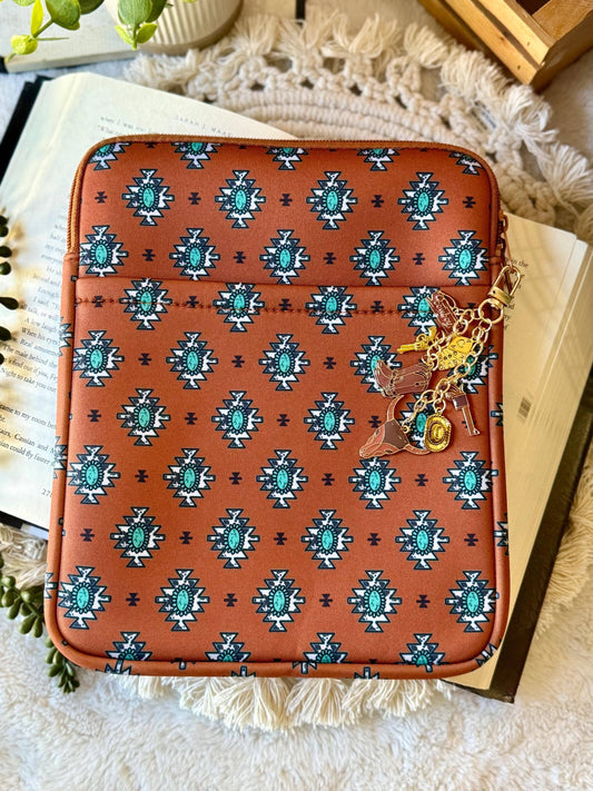 Western Cowgirl Book and Tablet Sleeve/Cover