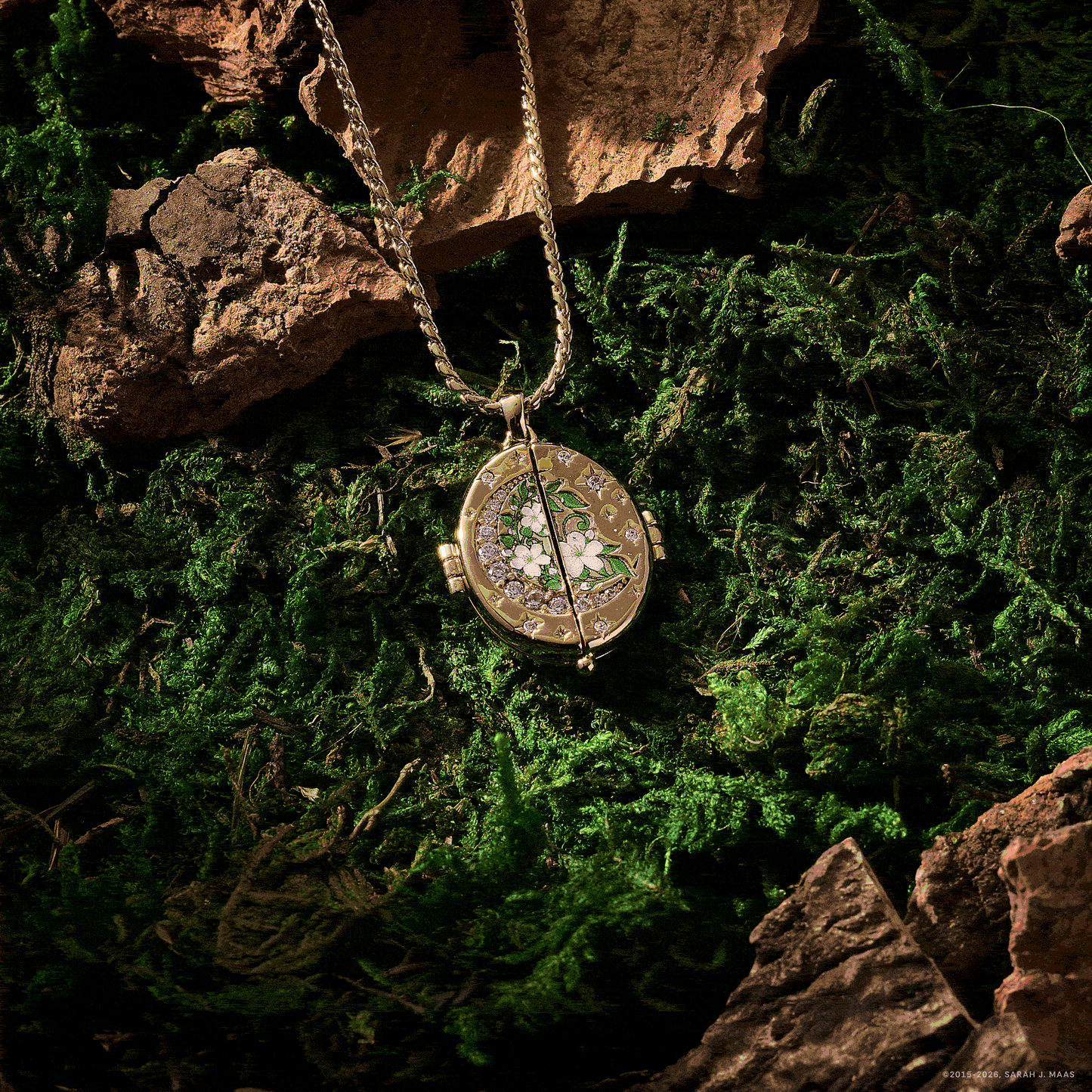 A Court of Thorns and Roses™ "There You Are" Locket Necklace