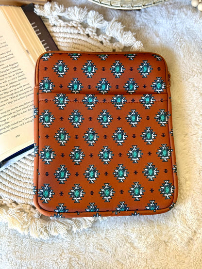 Western Cowgirl Book and Tablet Sleeve/Cover