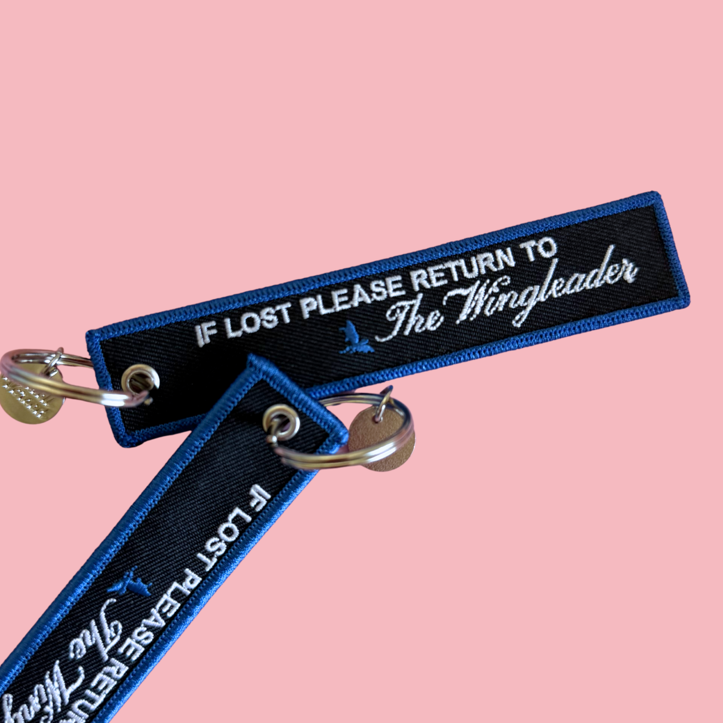 The Wingleader Fabric Keychain | Bookish Pull Tag