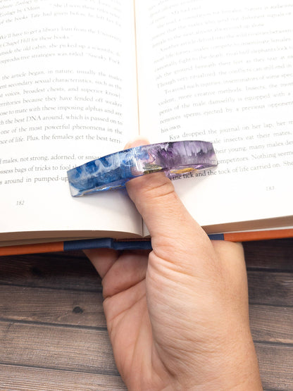 Space Book Page Holder, Galaxy Thumb Page Holder