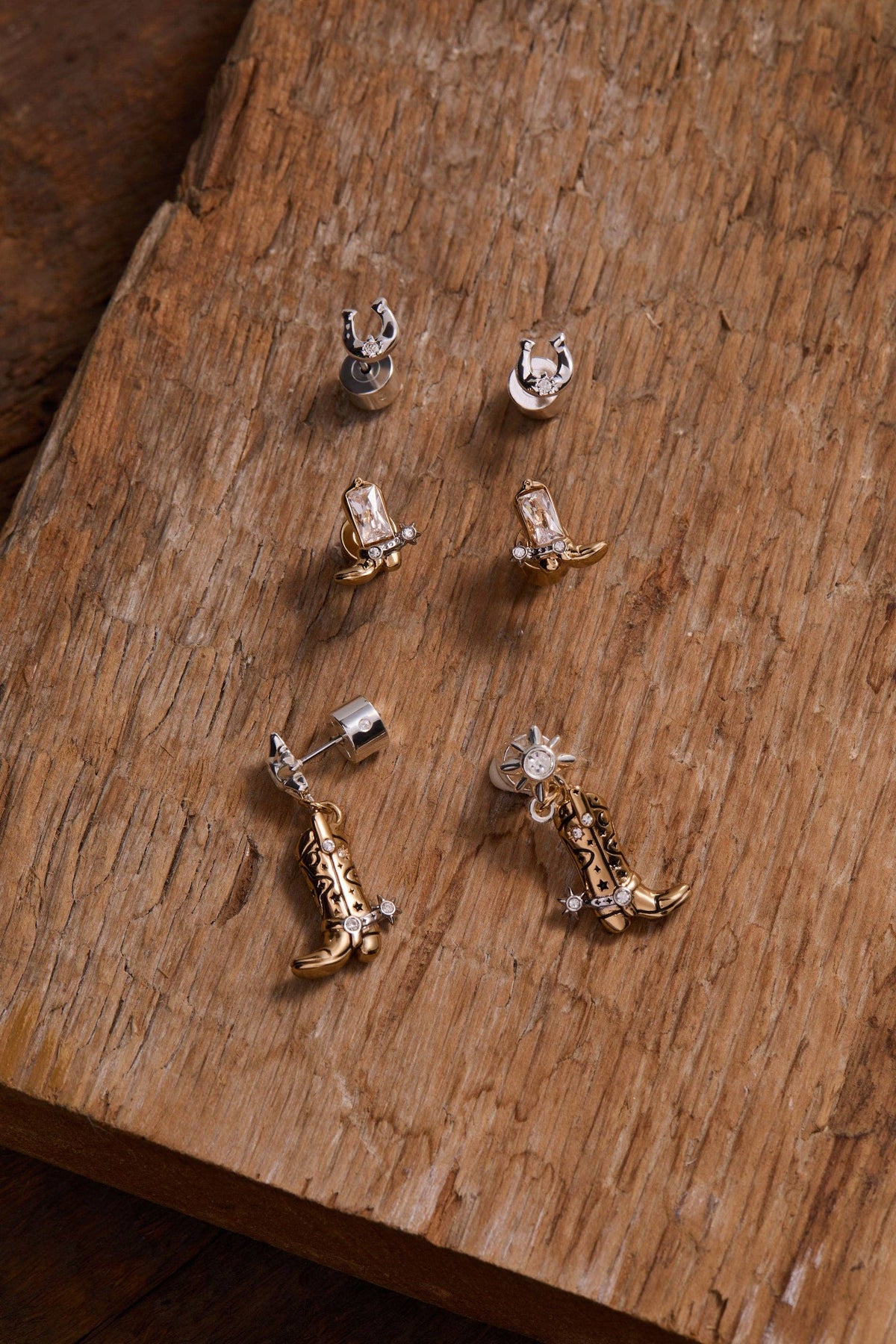 Cowgirl Boot Statement Earring