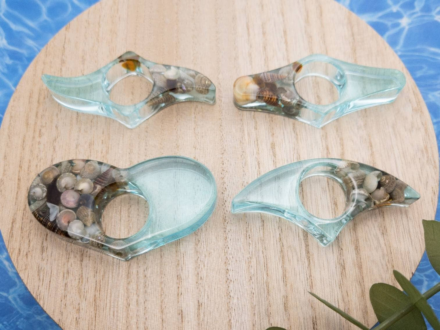 Beach Resin Book Page Holder, Ocean Thumb Page Spreader