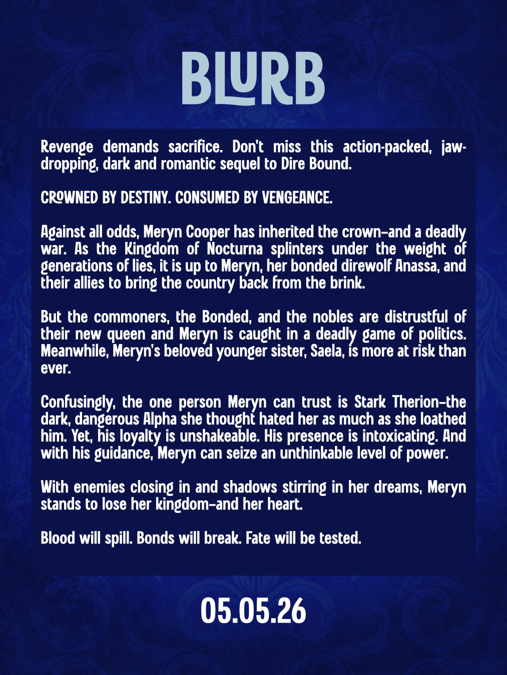 Fury bound [pre order]