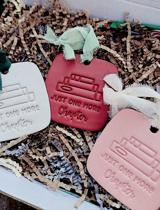Just one more chapter ornament