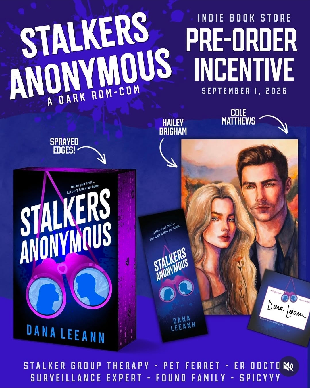 Stalkers Anonymous [comes signed + goodies]
