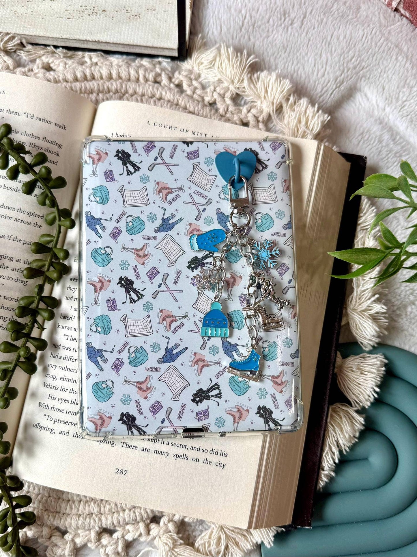 Hockey and Sports Romance Kindle and Phone Charms