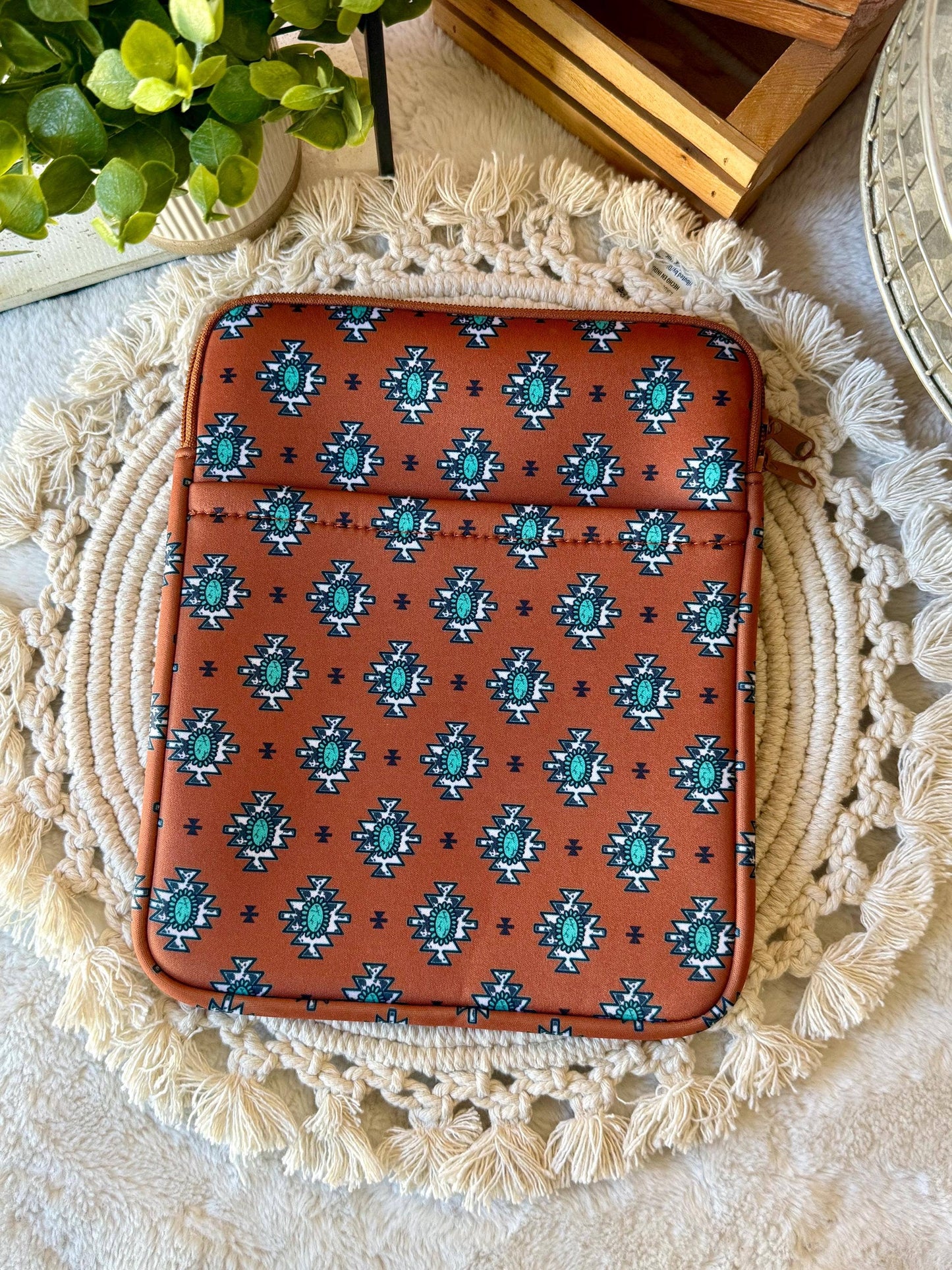 Western Cowgirl Book and Tablet Sleeve/Cover