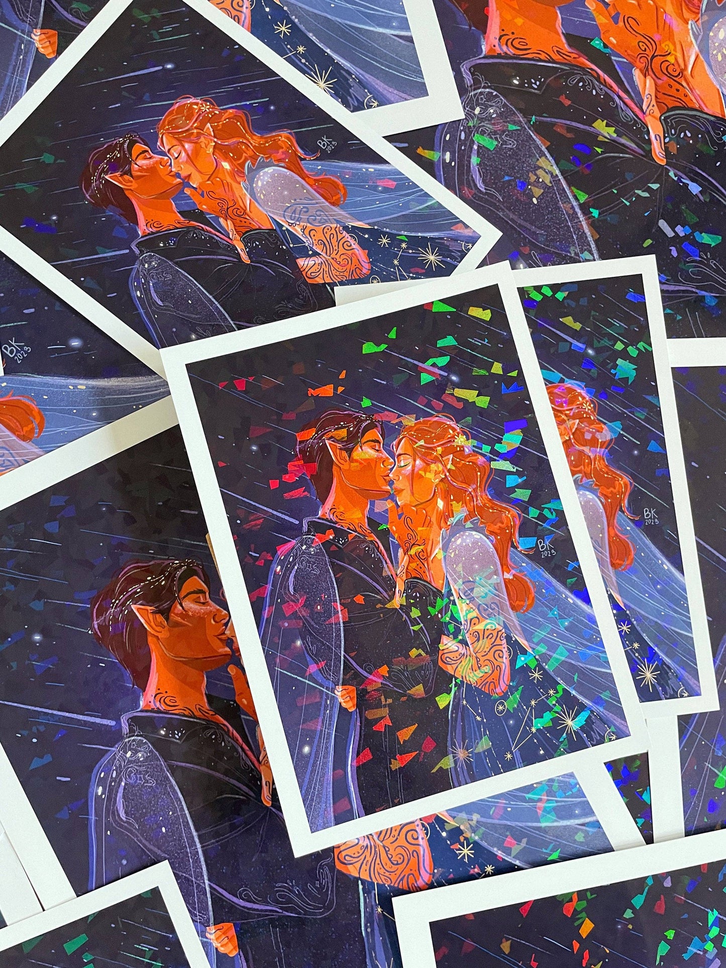 Feyre & Rhys *Holographic Print*