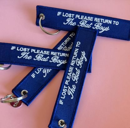 The Bat Boys Fabric Keychain | Bookish Pull Tag