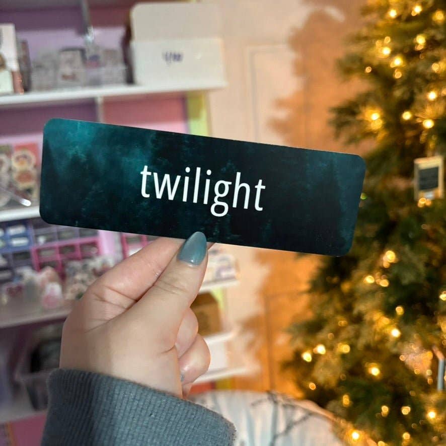 Twilight Collage Dual-Sided Cardstock Bookmark