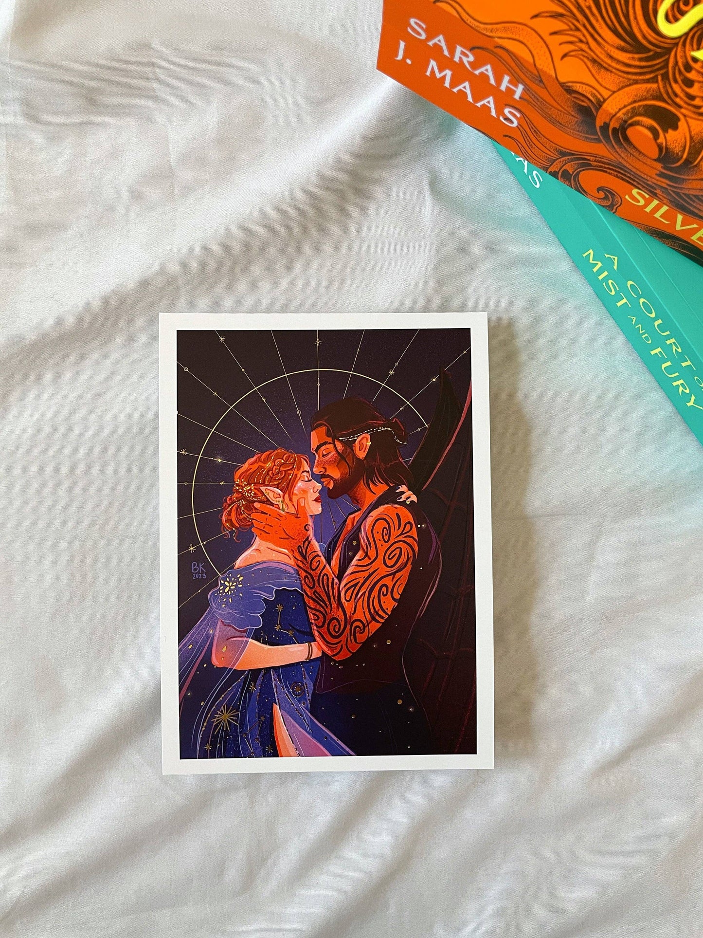 Nesta & Cassian *Gold Foil Print*