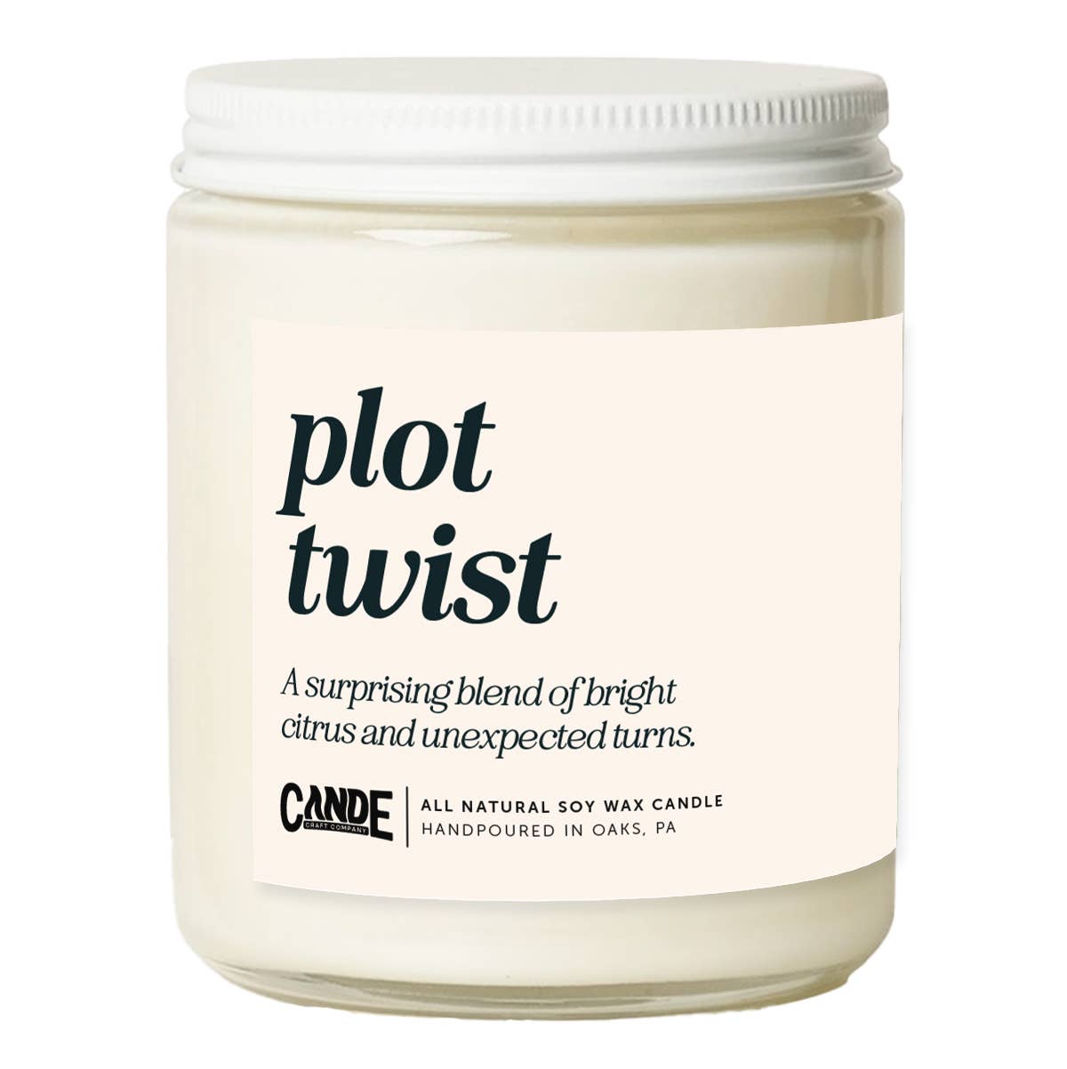 Plot Twist Scented Candle