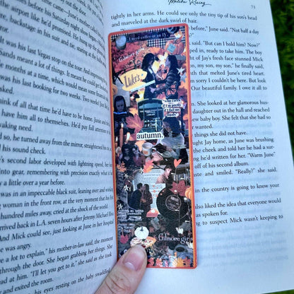 TV Show Fall Collage Bookmark