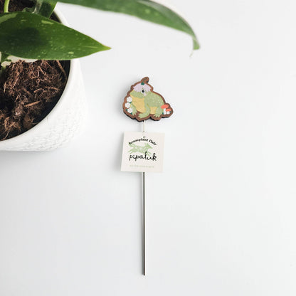 Hoppy toad houseplant flair
